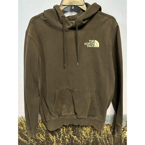 The North Face Pullover Hoodie Outdoor Olive Green Sweatshirt Jacket Men Size Xl - Picture 1 of 4